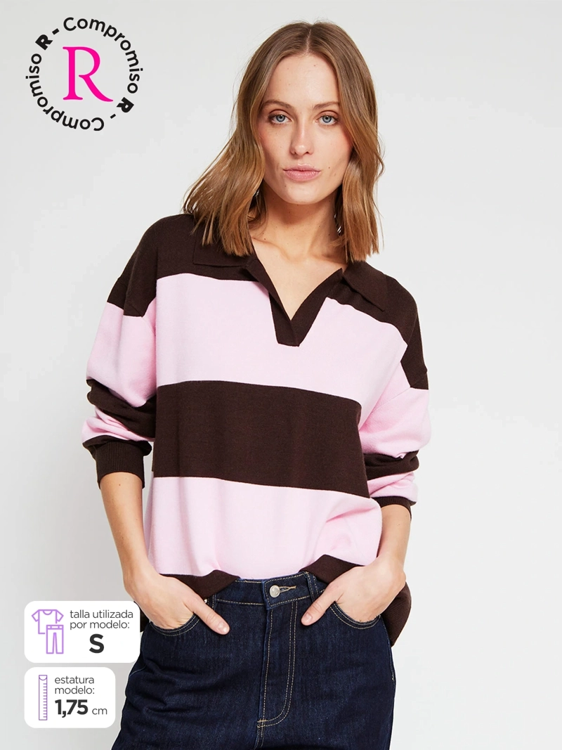 SWEATER MUJER MARQUIS CUELLO POLO