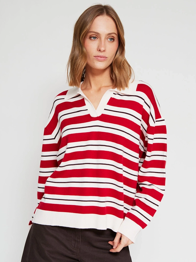 SWEATER MUJER MARQUIS CUELLO POLO - 2