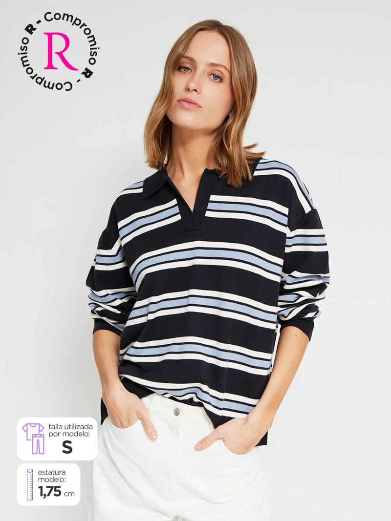 SWEATER MUJER MARQUIS CUELLO POLO