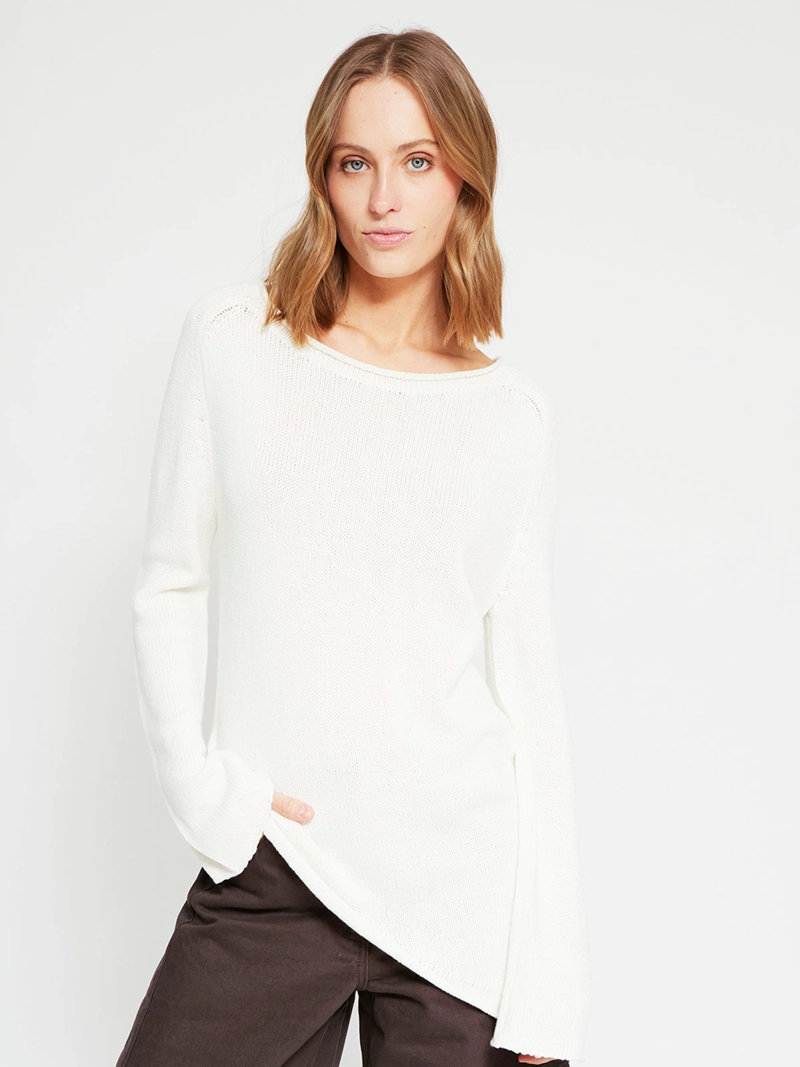 SWEATER MUJER MARQUIS ALGODÓN ASIMÉTRICO - 2