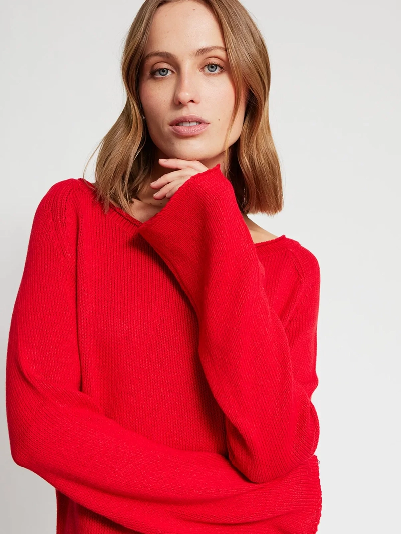 SWEATER MUJER MARQUIS ALGODÓN ASIMÉTRICO - 4