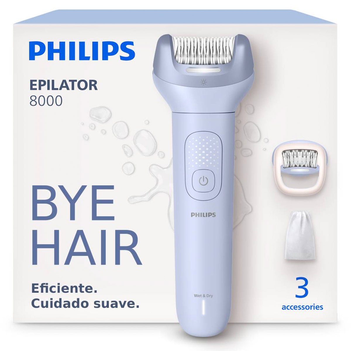 DEPILADORA CONVENCIONAL PHILIPS SERIE 8000 BRE708/00 - 2