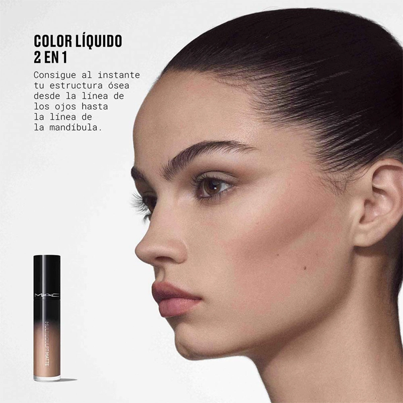 SOMBRA DE OJOS MAC MULTISCULPT MATTE LIQUID EYESHADOW AND ALL-OVER COLOUR TAILOR GREY 4ML - 5