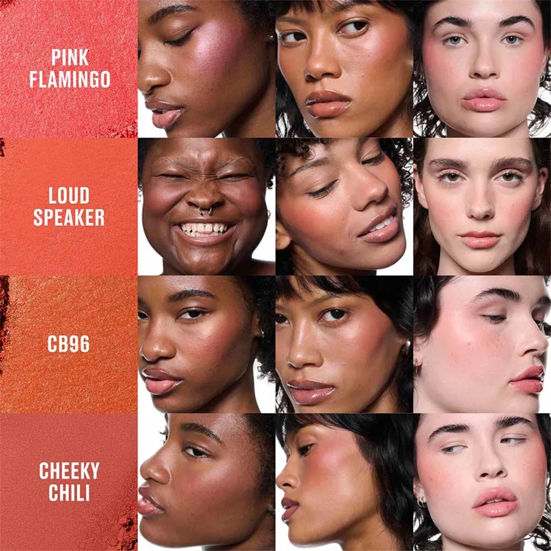 RUBOR EN POLVO MAC SKINFINISH COLORSTRUCK BLUSH CHEEKY CHILI 4G - 5