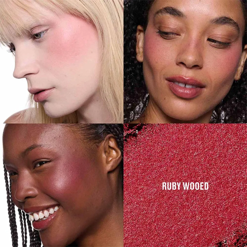 RUBOR EN POLVO MAC SKINFINISH COLORSTRUCK BLUSH RUBY WOOED 4G - 3