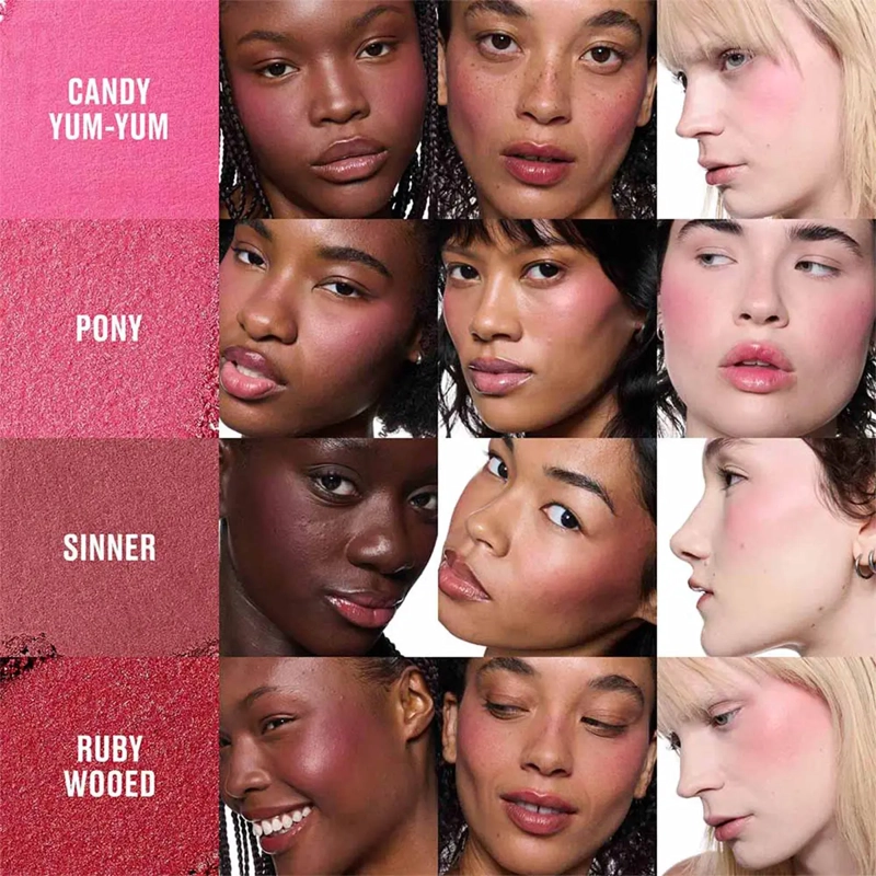 RUBOR EN POLVO MAC SKINFINISH COLORSTRUCK BLUSH RUBY WOOED 4G - 5