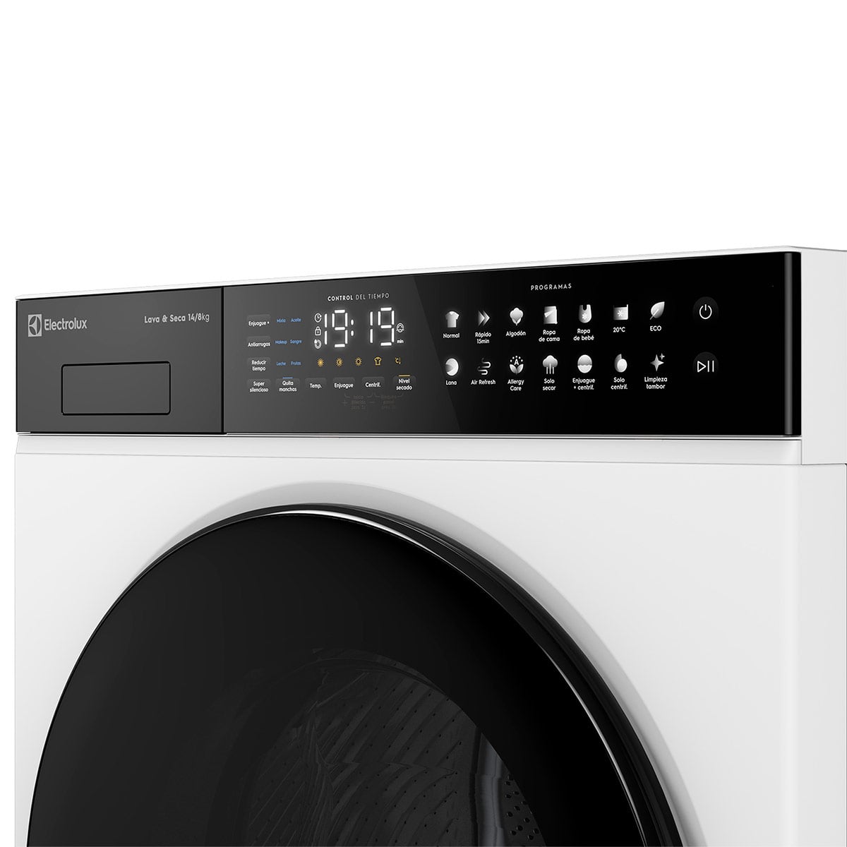 LAVADORA SECADORA ELECTROLUX EFLWD12W 14KG 8KG BLANCO - 5