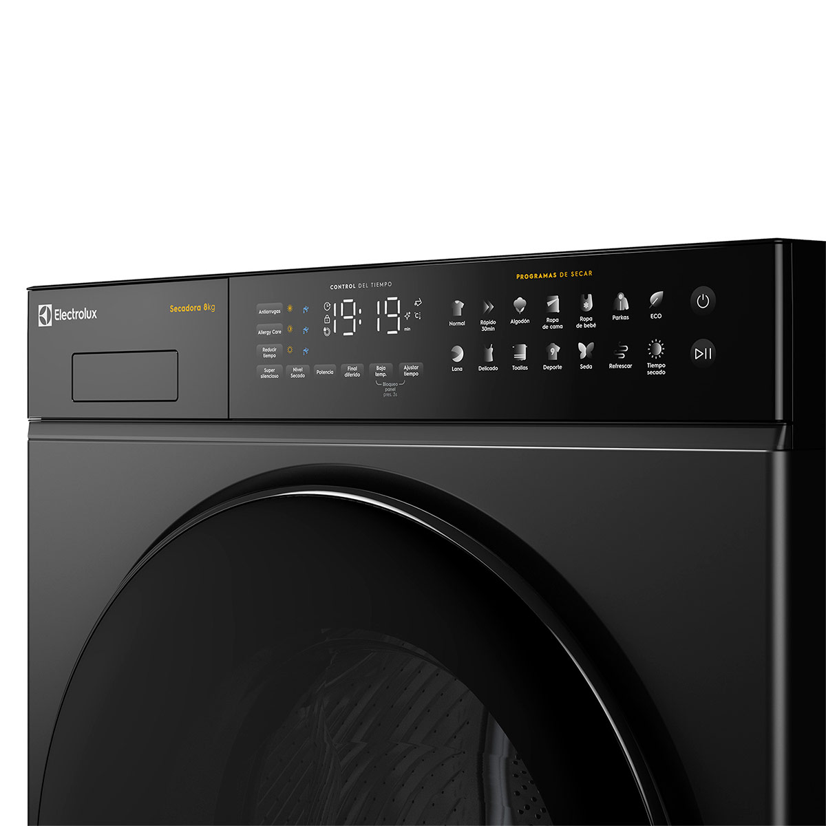 SECADORA DE ROPA BOMBA DE CALOR ELECTROLUX ETDHP8SZ 8KG GRAFITO - 5