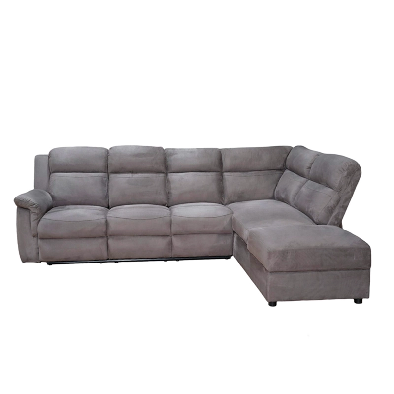 SOFÁ SECCIONAL DERECHO RIPLEY HOME RECLINABLE MOON 5 CUERPOS GRAFITO - 9