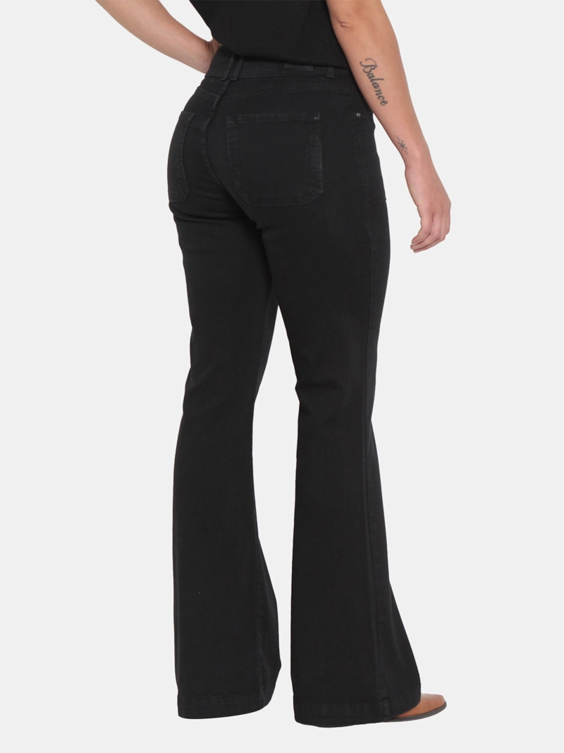 JEANS MUJER WADO'S FLARE TIRO ALTO - 2