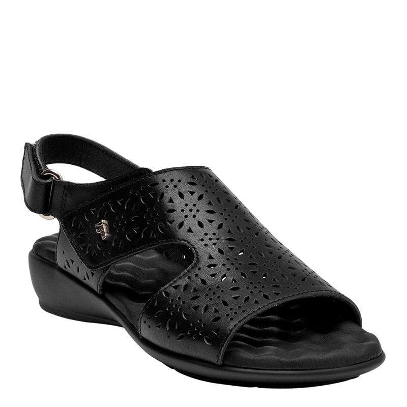 SANDALIAS MUJER 16 HRS NEGRO 16M0389 CUERO - 3