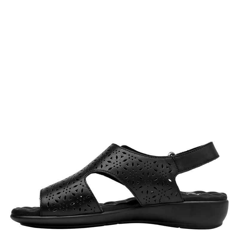 SANDALIAS MUJER 16 HRS NEGRO 16M0389 CUERO - 2