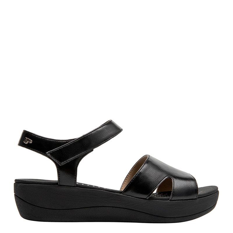 SANDALIAS MUJER 16 HRS NEGRO 16M0497