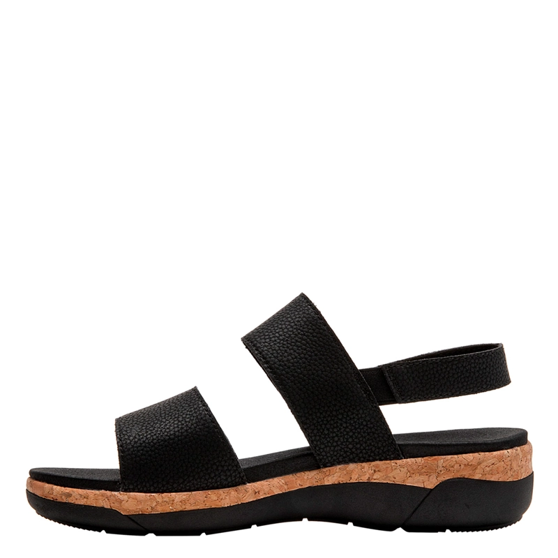 SANDALIAS MUJER 16 HRS NEGRO 16M0508 CUERO - 2