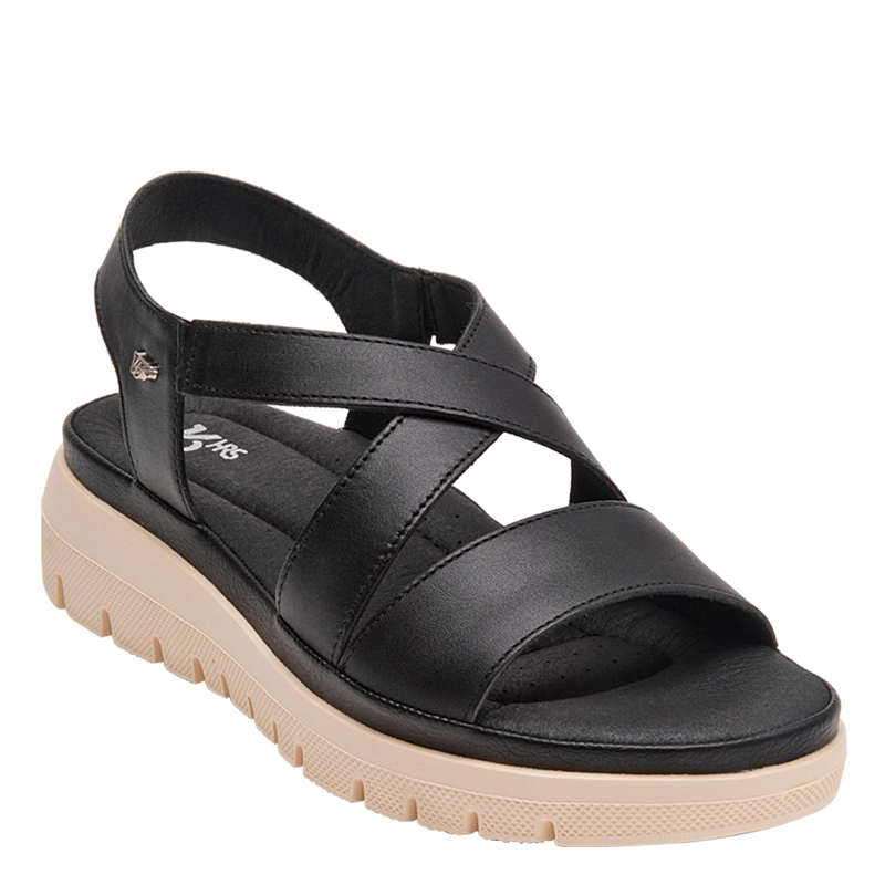 SANDALIAS MUJER 16 HRS NEGRO 16M0512 CUERO - 3