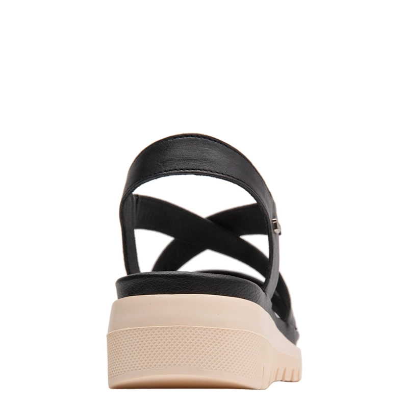 SANDALIAS MUJER 16 HRS NEGRO 16M0512 CUERO - 5