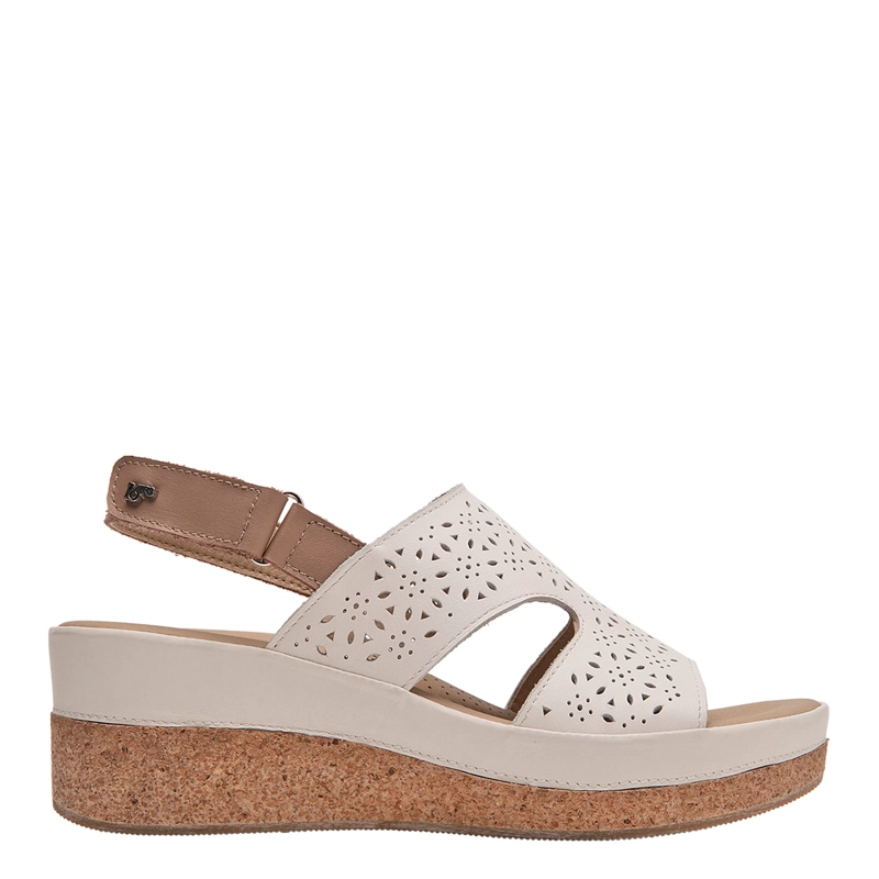 SANDALIAS MUJER 16 HRS BLANCO 16M0513 CUERO