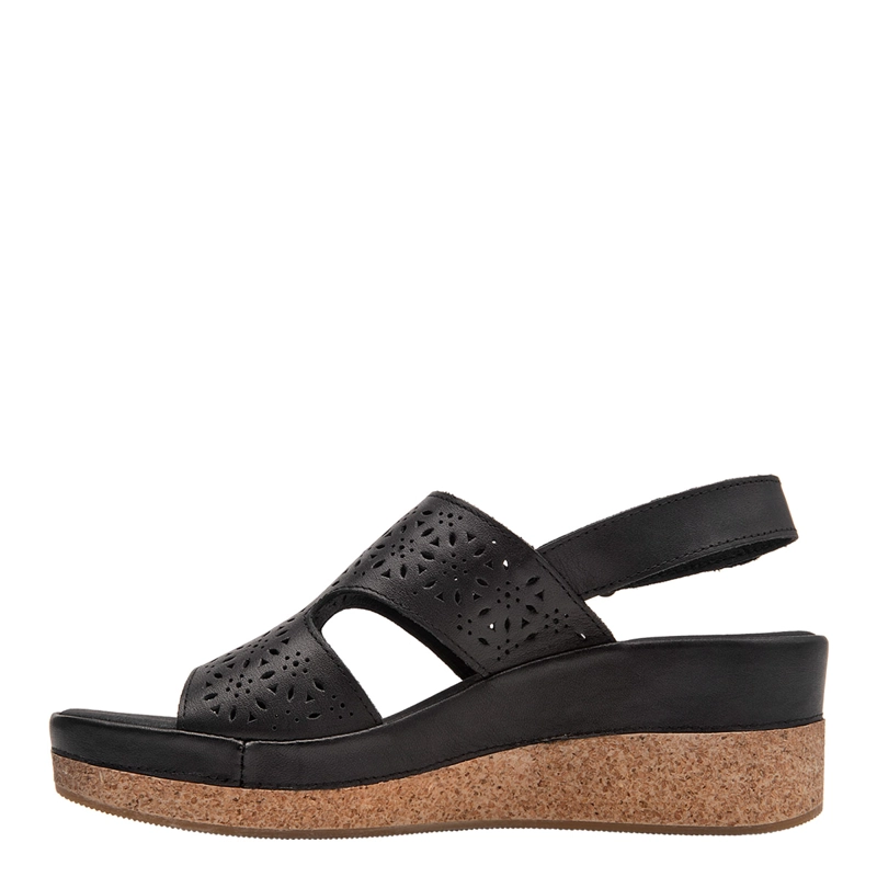 SANDALIAS MUJER 16 HRS NEGRO 16M0513 CUERO - 2