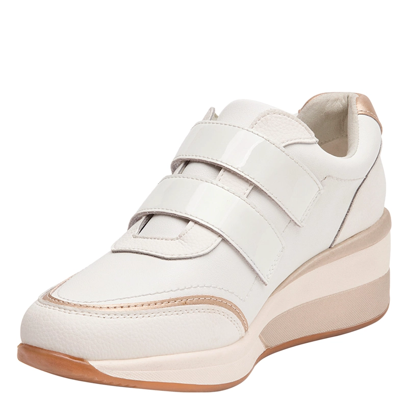 ZAPATILLAS MUJER 16 HRS URBANAS BLANCO 16M0482 CUERO - 3