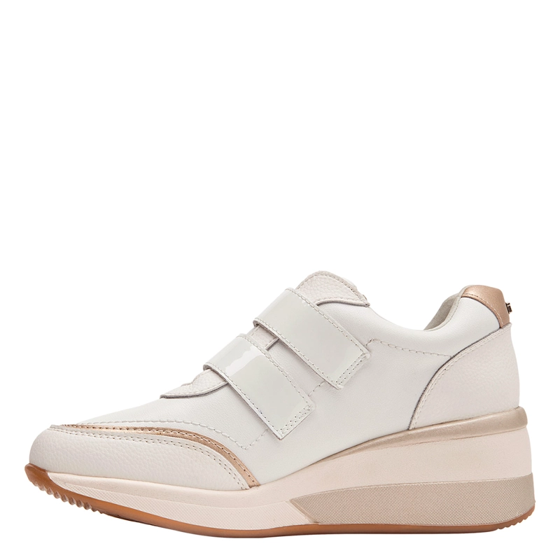 ZAPATILLAS MUJER 16 HRS URBANAS BLANCO 16M0482 CUERO - 4