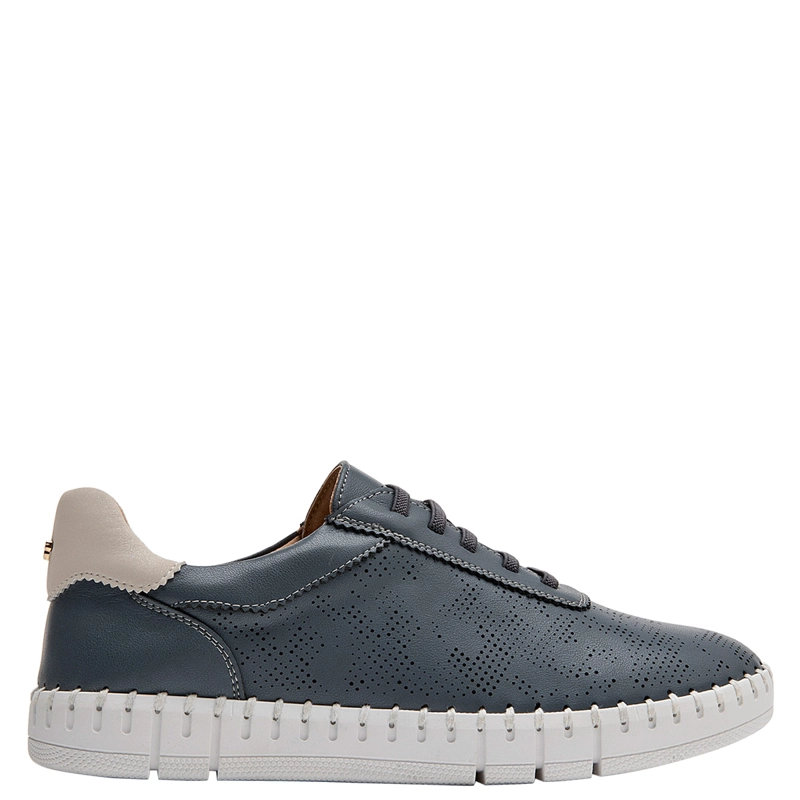 ZAPATOS MUJER 16 HRS AZUL 16M0462 CUERO - 1
