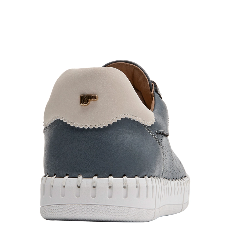 ZAPATOS MUJER 16 HRS AZUL 16M0462 CUERO - 5