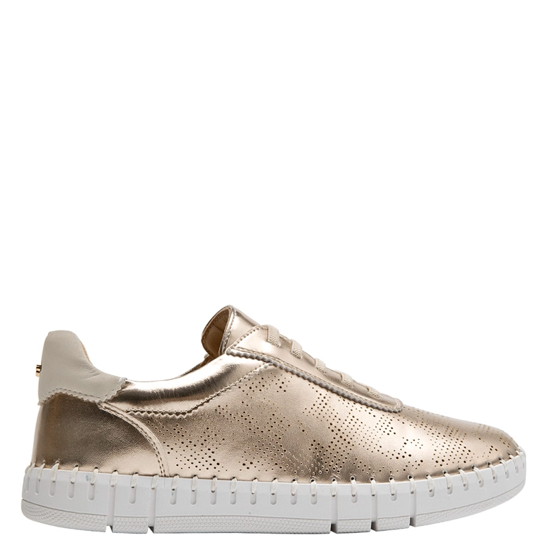 ZAPATOS MUJER 16 HRS DORADO 16M0462 CUERO - 1