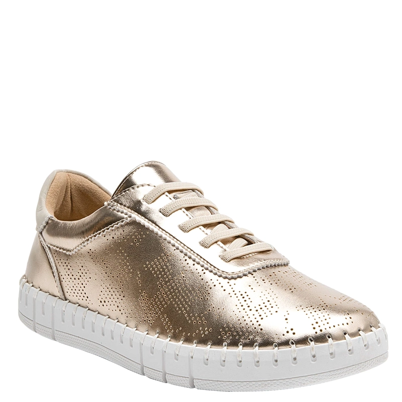 ZAPATOS MUJER 16 HRS DORADO 16M0462 CUERO - 2