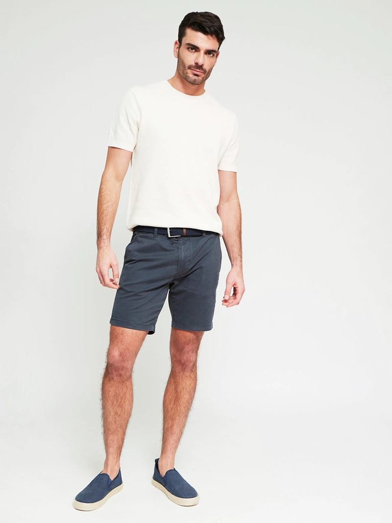 POLERA HOMBRE MARQUIS ALGODÓN CUELLO REDONDO MANGA CORTA - 4