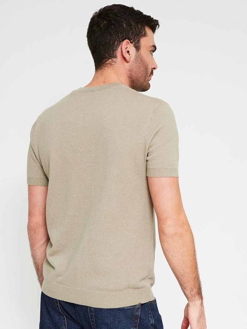 POLERA HOMBRE MARQUIS ALGODÓN CUELLO REDONDO MANGA CORTA - 2