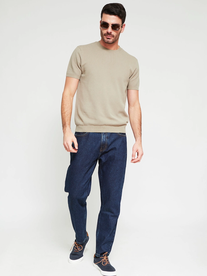 POLERA HOMBRE MARQUIS ALGODÓN CUELLO REDONDO MANGA CORTA - 4
