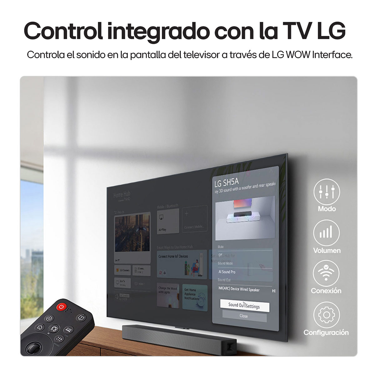 SOUNDBAR BLUETOOTH LG SH5WC 600W - 11