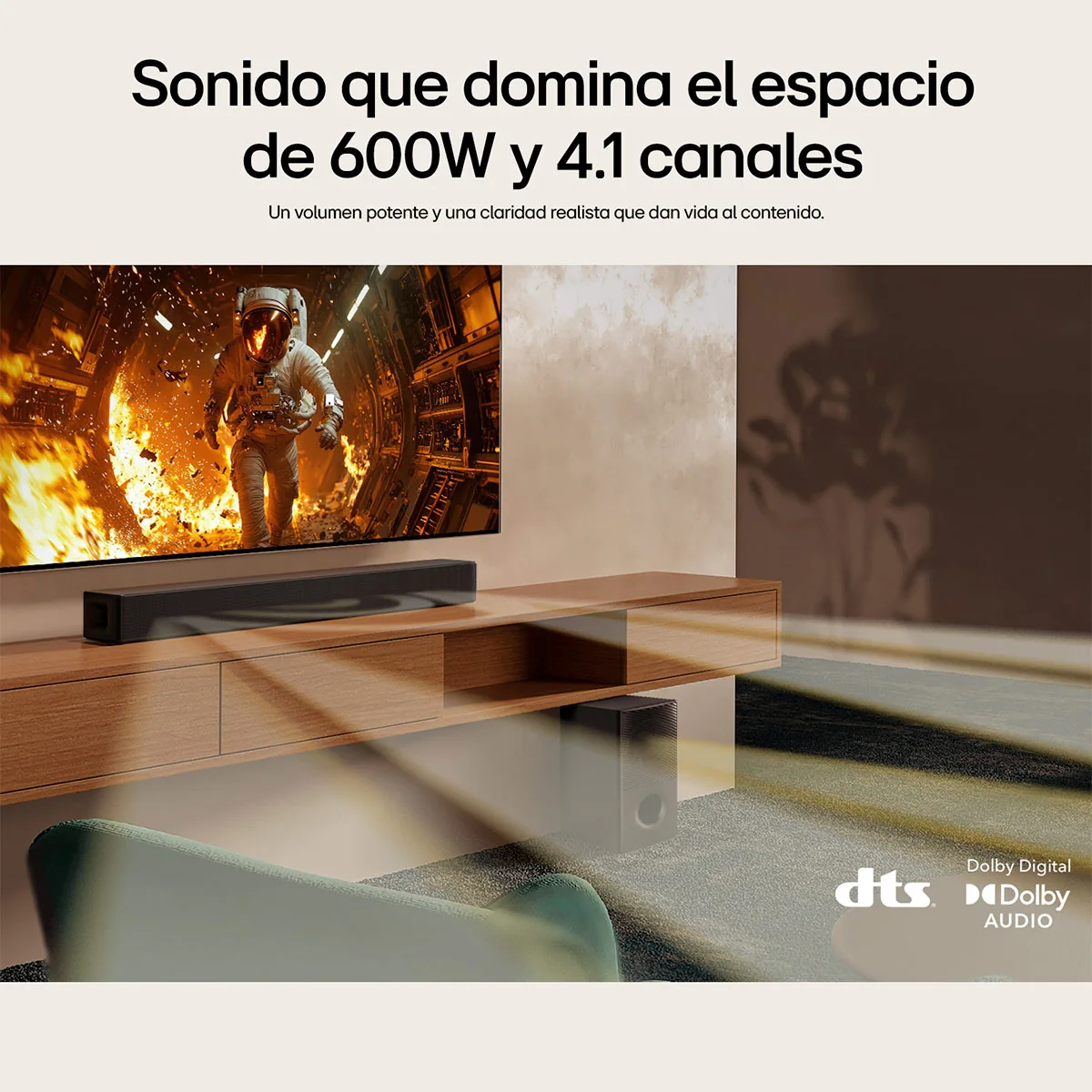 SOUNDBAR BLUETOOTH LG SH5WC 600W - 9
