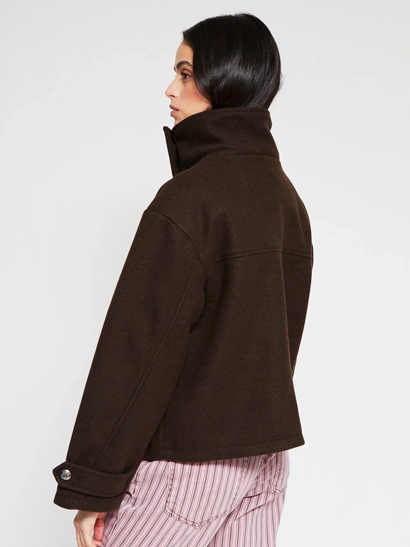 CHAQUETA MUJER INDEX CUELLO ALTO CORTA - 3