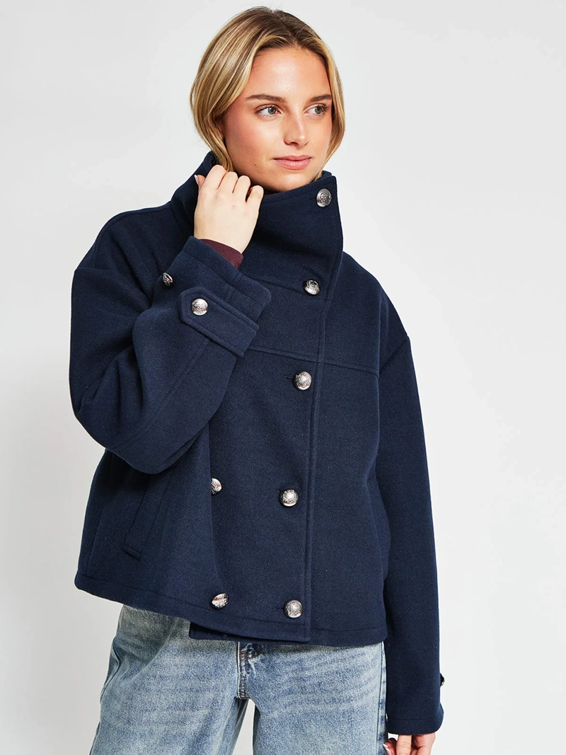CHAQUETA MUJER INDEX CUELLO ALTO CORTA - 2
