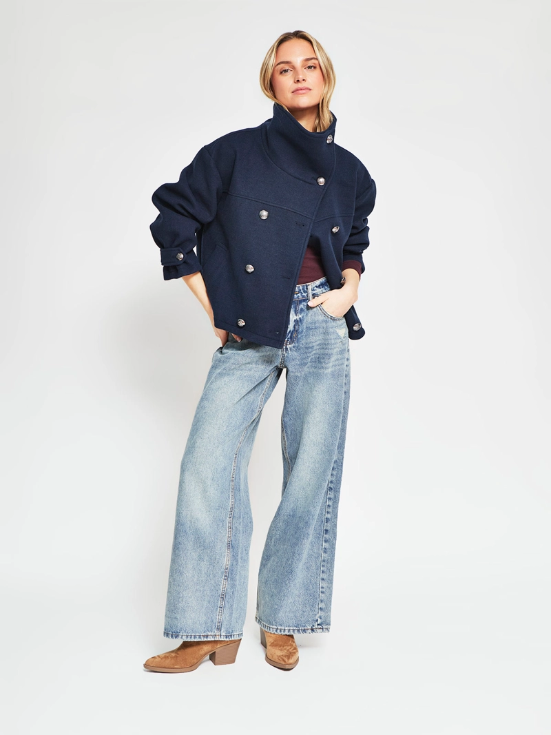 CHAQUETA MUJER INDEX CUELLO ALTO CORTA - 5