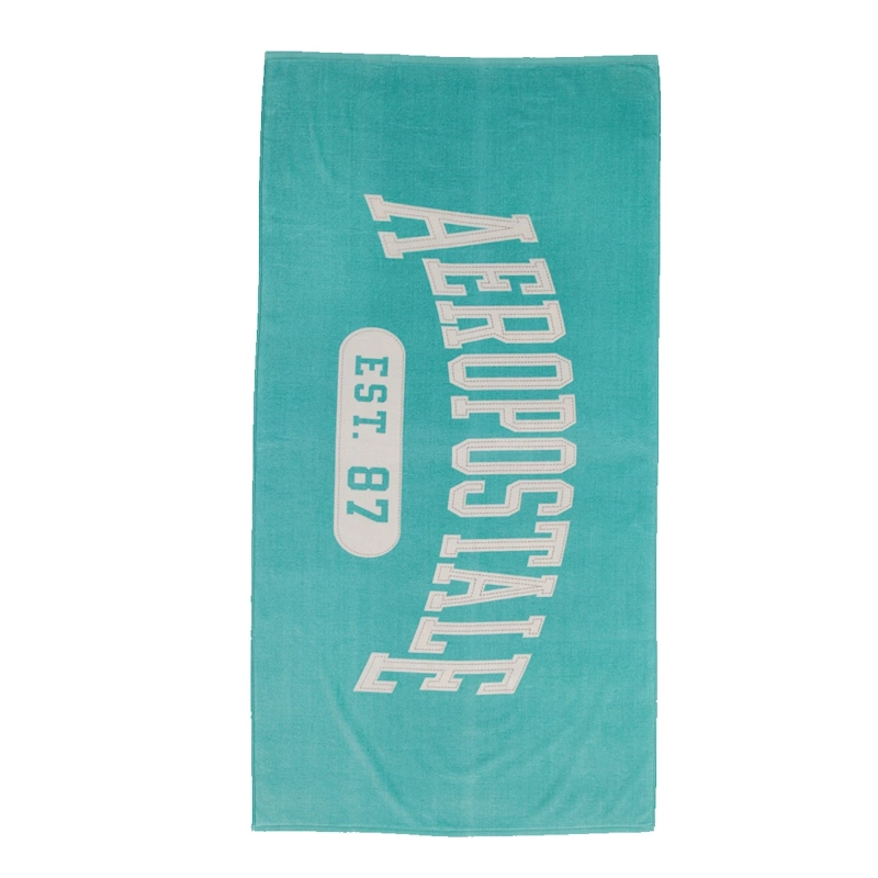 TOALLA DE PLAYA AEROPOSTALE CELESTE  - 1