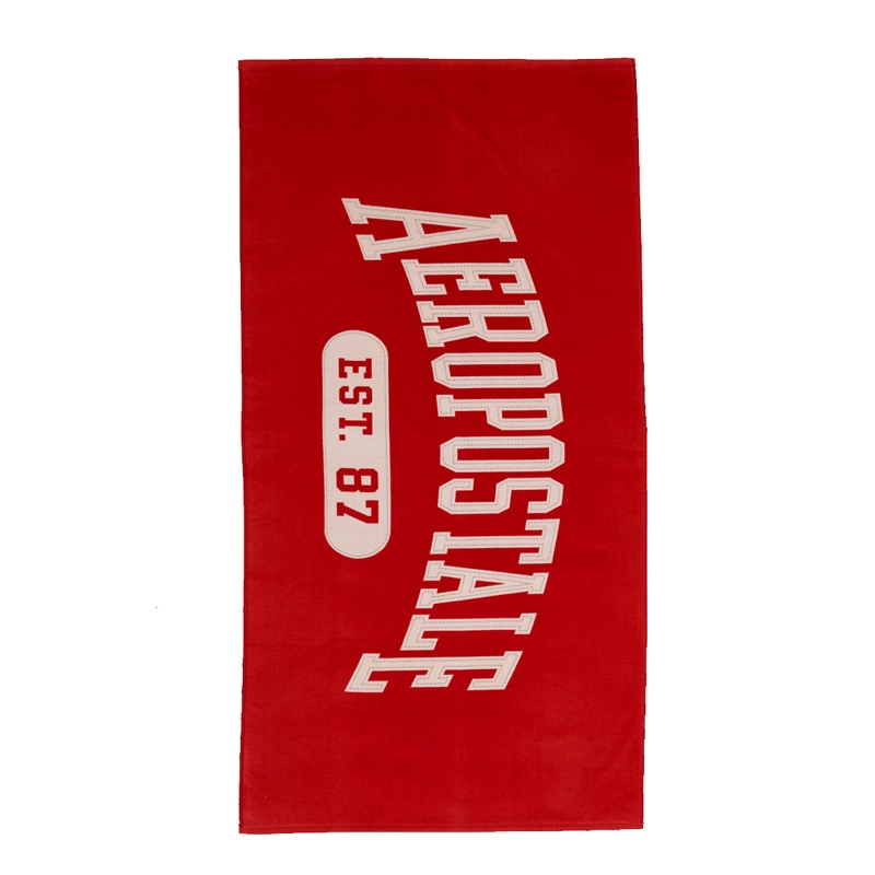 TOALLA DE PLAYA AEROPOSTALE ROJO  - 1