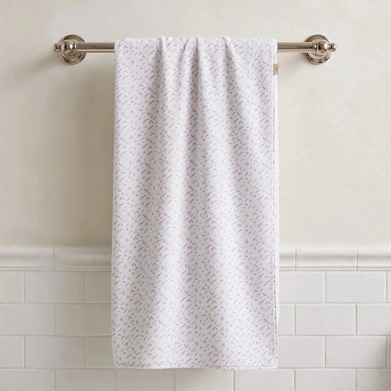 TOALLA DE BAÑO RIPLEY HOME FLORES PRINT