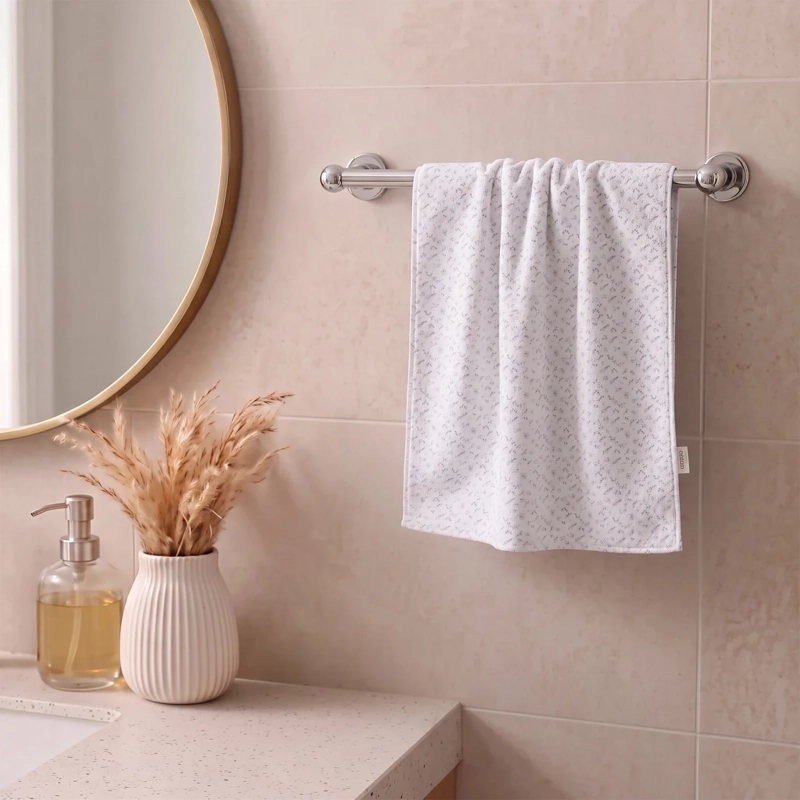 TOALLA DE MANO RIPLEY HOME FLORES PRINT  - 1