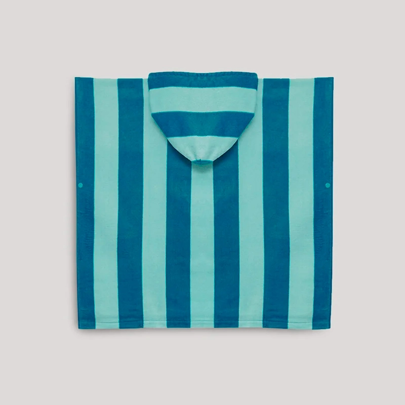 PONCHO TOALLA PEPE JEANS RAYAS AZUL - 3