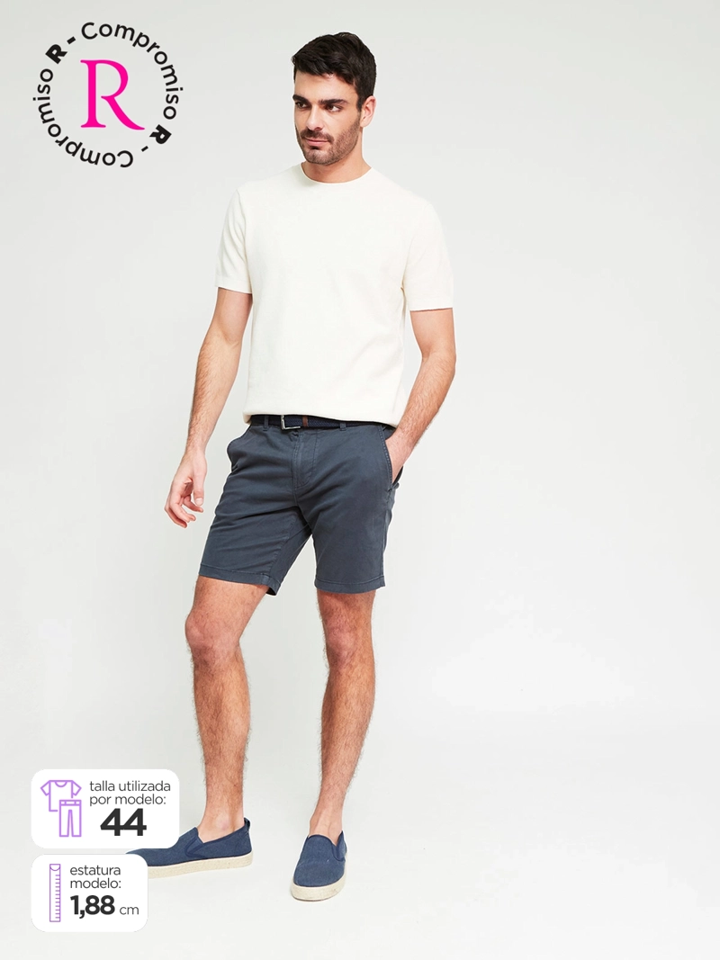 BERMUDA HOMBRE MARQUIS ALGODÓN CHINO - 1