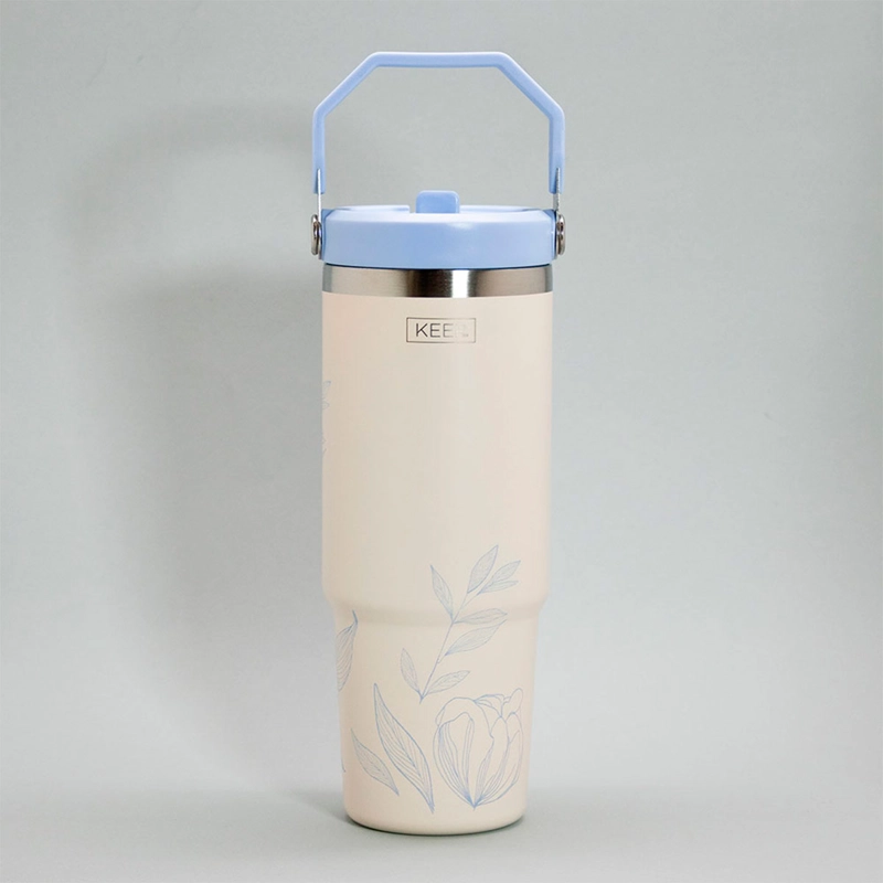 BOTELLA INSULADA KEEP MANGO NATURE 850 ML BEIGE - 2