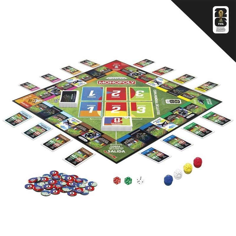 JUEGO DE MESA MONOPOLY PANINI PRIZM: COPA MUNDIAL DE LA FIFA - 8