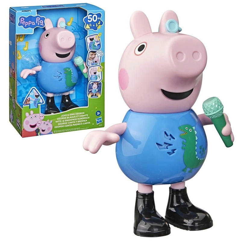 MUÑECA PEPPA PIG GEORGE CANTA Y BROMEA - 1