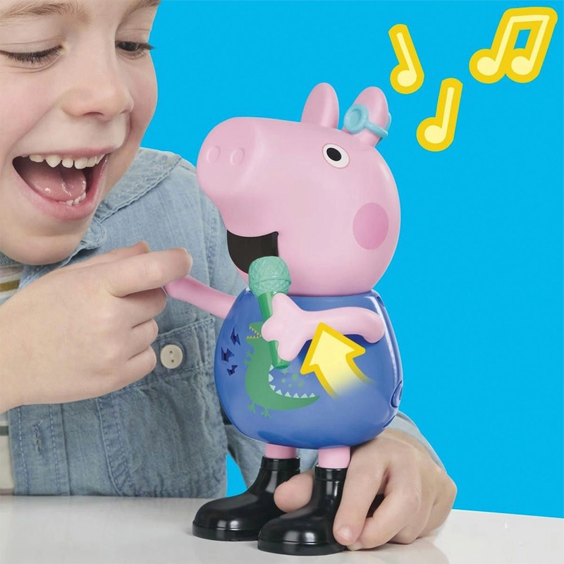 MUÑECA PEPPA PIG GEORGE CANTA Y BROMEA - 6