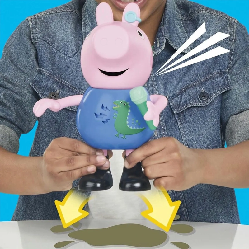 MUÑECA PEPPA PIG GEORGE CANTA Y BROMEA - 8