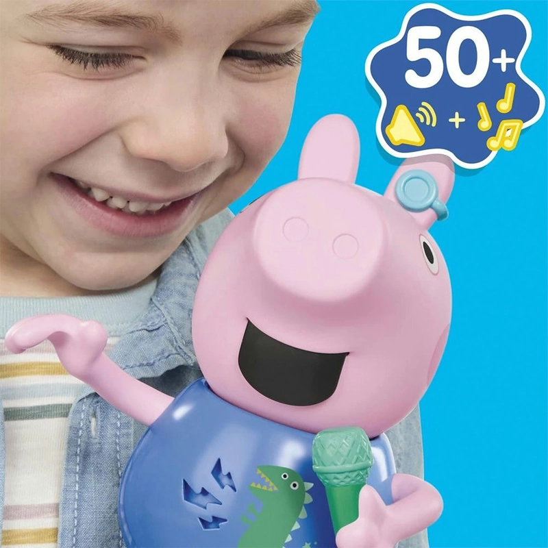 MUÑECA PEPPA PIG GEORGE CANTA Y BROMEA - 9