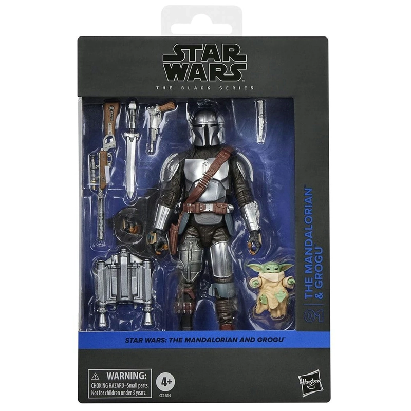 FIGURA DE ACCIÓN STAR WARS THE BLACK SERIES EL MANDALORIANO Y GROGU - 4