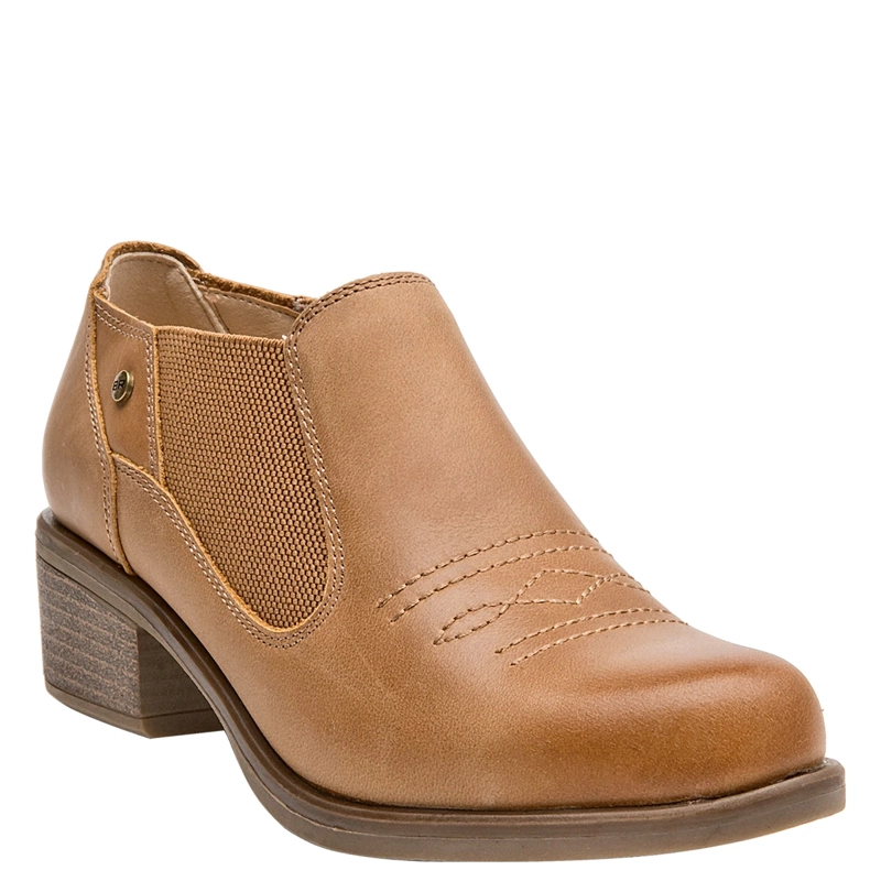 BOTINES MUJER BRUNO ROSSI CAMEL BRM0466 CUERO - 2